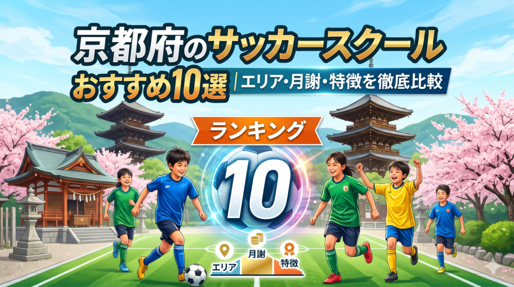 【2026年最新】京都府のサッカースクールおすすめ10選｜エリア・月謝・特徴を徹底比較