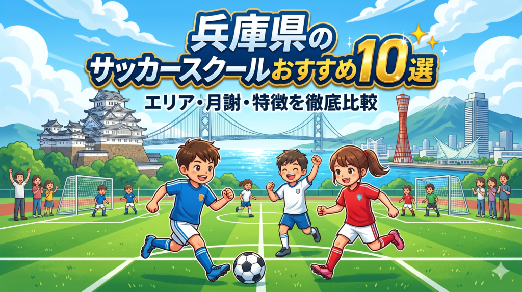 【2026年最新】兵庫県のサッカースクールおすすめ10選｜エリア・月謝・特徴を徹底比較