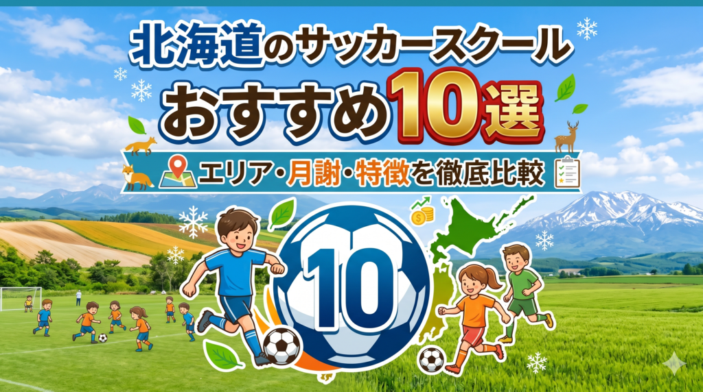 【2026年最新】北海道のサッカースクールおすすめ10選｜エリア・月謝・特徴を徹底比較