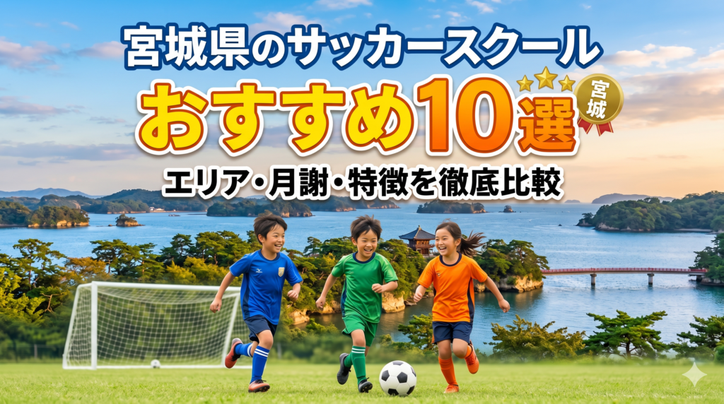 【2026年最新】宮城県のサッカースクールおすすめ10選｜エリア・月謝・特徴を徹底比較